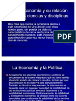 Economia Relacion Con Otras Disciplinas