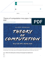 Theory of Computation MCQ