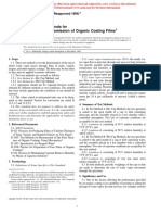 d1653 Water Vapor Transmission of Organic Coating Films1