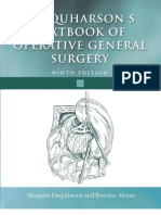 Farquharson Textbook of Operative General Surgery