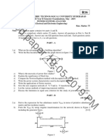 JNTUH 3-2 R16 QP Power Systems Analysis May - 2019