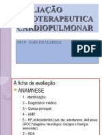 Aula 2 - Avaliacao Fisioterapeutica Cardiopulmonar