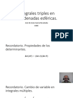 Integrales Triples en Coordenadas Esféricas