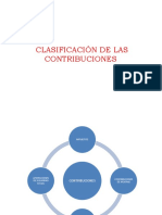 Clasificación de Las Contribuciones