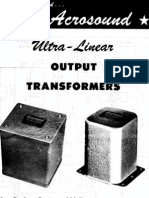 Acrosound Transformers 1955 Catalog