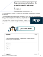 Examen - (EXAMEN) UF3. Exploraciones Radiológicas de Tórax, Abdomen y Pediátricas (20 Minutos)