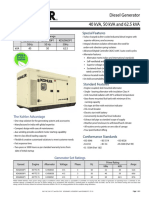 40 - 50 - 63kVA Spec Sheet