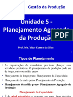 Unidade 5 - Planejamento Agregado Da Produção