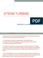 Steam Turbine: REFERENCE: WWW - Nptel.iitm - Ac.in