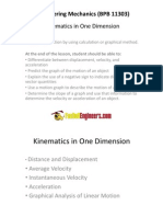 Engineering Dynamics Linear Motion