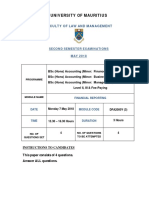 University of Mauritius: Faculty of Law and Management