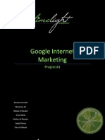 Google Internet Marketing: Project #1