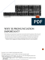 Strategies For Teaching Pronunciation