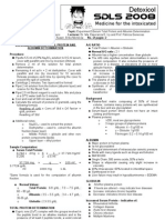 SDLS 2008 Serum Total Protein and Albumin Determination