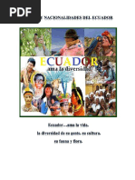 ETNIAS Y NACIONALIDADES DEL ECUADOR - Maria Elena Guerrero Salazar