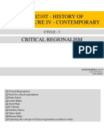 Cycle 3 - Critical Regionalism