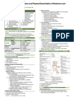 Pediatrics:: History and Physical Examination of Newborns and Infants