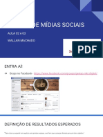 AULA 02 e 03 GESTÃO DE MÍDIAS SOCIAIS - ANÚNCIOS FACEBOOK