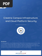 Creatrix Campus Infrastructure and Cloud Platform Security - v1.1