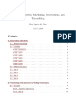 Chapter 9: Interval Scheduling, Reservations, and Timetabling