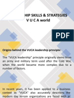 Leadership Skills & Strategies Vucaworld: Antonio O. Ganub