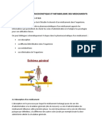 Pharmacocinétique Et Métabolisme Des Médicaments