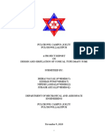 Design and Analysis of Conical Draft Tube