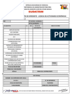 Planilla de Actualización de Expediente