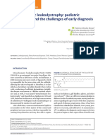 Metachromatic Leukodystrophy Pediatric Presentatio