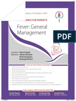 IAP Guidelines For Fever