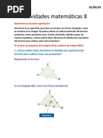 Actividades Matemáticas 8