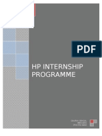 HP Internship Programme: Gaurav Sehgal Bba (Gen) (Pick The Date)