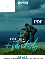 Resumo Aula #3 - Por Uma Vida Com Mais Sentido