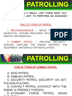 Patrolling