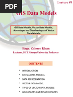 GIS Data Models: GIS Data Models, Vector Data Models, Advantages and Disadvantages of Vector Data Models