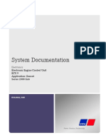 System Documentation: Electronics Electronic Engine Control Unit Ecu 9 Application: Genset Series 2000 Gx6