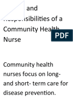 5 Roles and Responsibilities of A Community Health Nurse