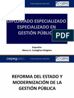 La Reforma Del Estado y Modernización de La Gestión Pública - Plataforma