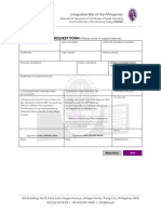 IBP Certification Request Form