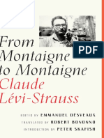 Claude Lévi-Strauss, Emmanuel Désveaux (Editor) - From Montaigne To Montaigne-Univ of Minnesota Press (2019)