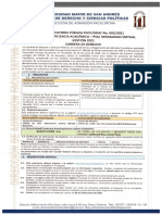 Convocatoria Carrera Derecho (PSA)