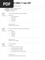 Autoevaluación OBLIGATORIA Señalización Intracelular