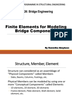 Finite Elements For Modeling Bridge Components