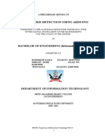 Gas/Smoke Detection Using Arduino: BACHELOR OF ENGINEERING (Information Technology)