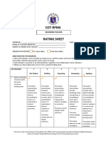 Classroom Observation Tool COT