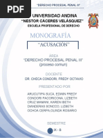 Monografia - Acusacion