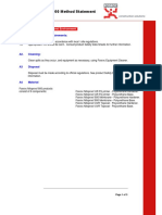 Fosroc Nitoproof 800 Method Statement: Section A: Health, Safety and Environment