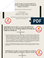 Importancia de La Salud Mental Durante El Confinamiento