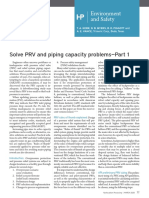 Solve PRV and Piping Capacity Problems-Part 1