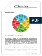 Year 7 MYP Design Cycle Intro Exercise